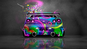... Nissan Skyline GTR R34 JDM Back Domo Kun Toy Car 2014 HD wallpaper