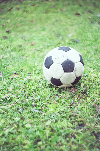 Sports, Grass, Football, Blur, Smooth, Soccer Ball HD phone wallpaper