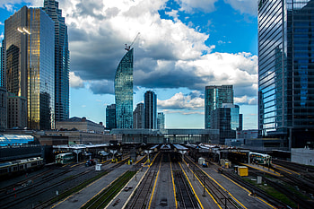 Cities, Architecture, Building, Structure, Skyscrapers, Train Station, Depot HD wallpaper