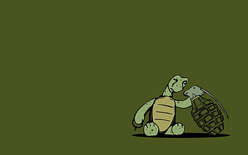 Vector, Explosion, Turtle, Grenade HD wallpaper