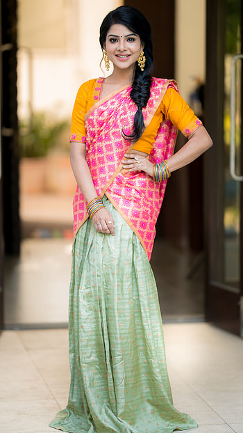 Pavitra Lakshmi, saree beauty, , beautiful HD phone wallpaper