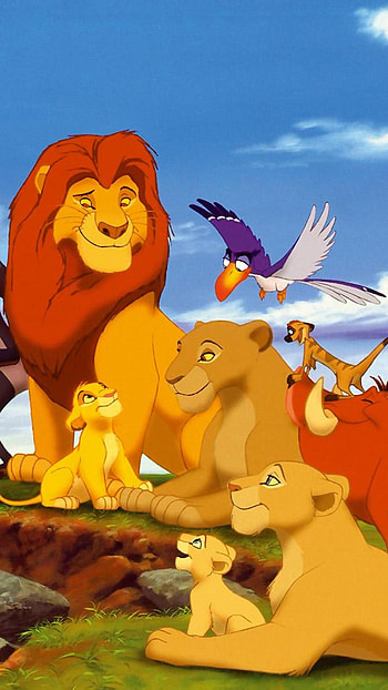 Best Lion King, Enjoy, Family HD phone wallpaper