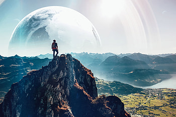 Alone, Rock, Miscellanea, Miscellaneous, Planet, Loneliness, Lonely HD wallpaper