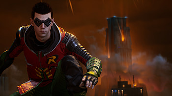 Gotham Knights , Background , Gaming visuals, DC universe HD wallpaper