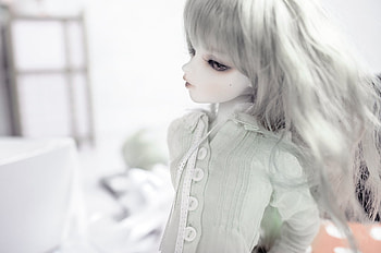 doll, thinking, doll, alone, beauty HD wallpaper