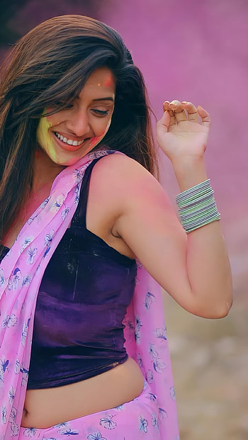 Kruthika Gaikwad, happy holi HD phone wallpaper