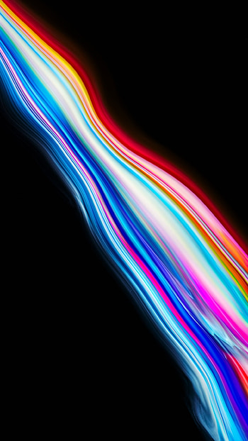 Colorful fluid, dark, abstract HD phone wallpaper