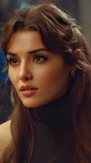 Hande ercel, turkish actress HD phone wallpaper