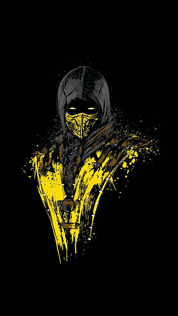 Mortal Kombat Scorpion, Classic Scorpion HD phone wallpaper