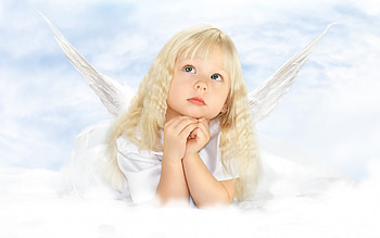 *** Little angel ***, angel, girl, people, child, little HD wallpaper