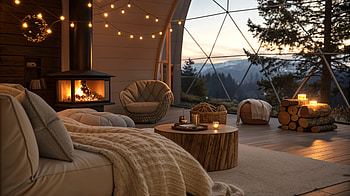 Cozy Evening Retreat: Ultra for Ultimate Relaxation, cozy evening, cozy interior, fireplace, evening HD wallpaper