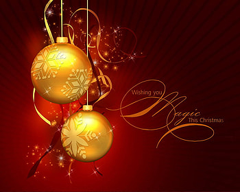 Christmas Magic, holidays, magic, abstract, christmas, red, beautiful, nice HD wallpaper