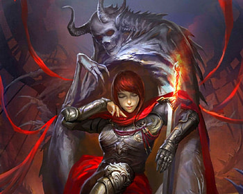 Fantasy girl, fantasy, dark, woman, demon HD wallpaper