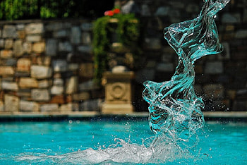 Twisting Water, stone, flowing, abstract, water HD wallpaper