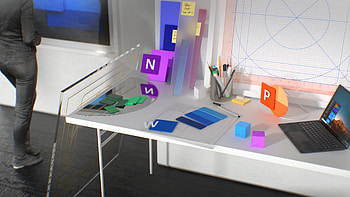 Microsoft Office Tech Desk — Ultra, technology, Microsoft Office HD wallpaper
