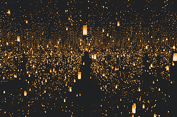 Covered By Lanterns Lights Dark , lantern, lights, dark, graphy HD wallpaper