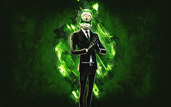 Fortnite Brainstorm Skin, Fortnite, main characters, green stone background, Brainstorm, Fortnite skins, Brainstorm Skin, Brainstorm Fortnite, Fortnite characters HD wallpaper