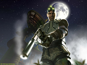 Pandora Tomorrow, night, spy, soldier, enemy, mission, agent, adventure, action, moon, video game, splinter cell, weapon, , gun, tom clancy HD wallpaper