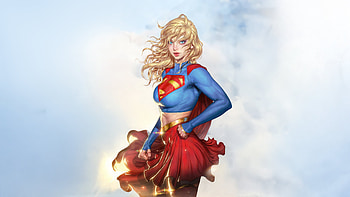 Supergirl Skybound Strength, supergirl, superheroes, artwork, art, digital-art HD wallpaper