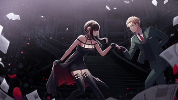 Yor Forger Loid Forger Dancing Spy x Family HD wallpaper