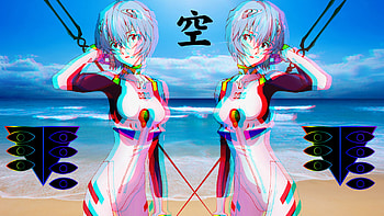Anime - Neon Genesis Evangelion Rei Ayanami Spear of Longinus HD wallpaper