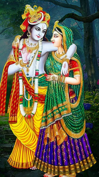 Radha Krishna, krishna preet HD phone wallpaper