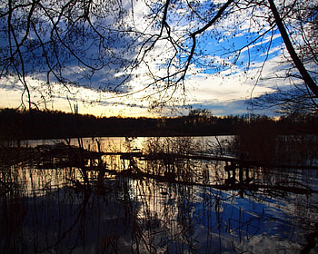 Nad Glebokim, jesien, glebokie, jezioro, szczecin HD wallpaper