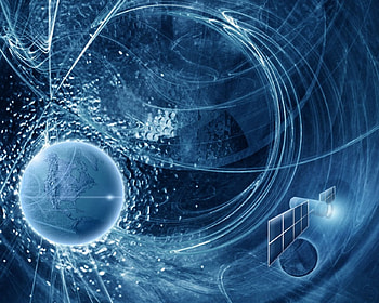 External Space of the Web, space, web, satellite, orbit HD wallpaper