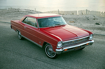 1966-Chevrolet-Nova, Bowtie, Classic, GM, Red HD wallpaper
