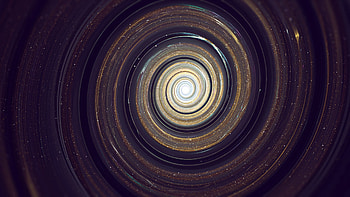 Abstract, Glow, Funnel, Spiral, Swirling, Involute HD wallpaper