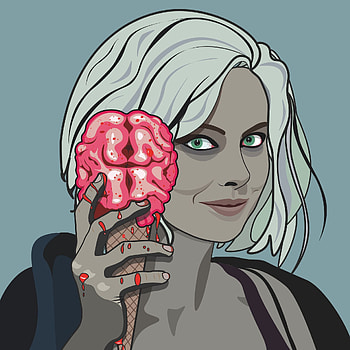 Art, Halloween, Ice Cream, Girl, Brain HD phone wallpaper