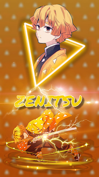 Zenitsu, kimetsu_no_yaiba, kimetsu, demon_slayer, anime HD phone wallpaper