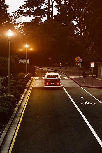 Cities, People, Road, Markup, Car, Vintage HD phone wallpaper