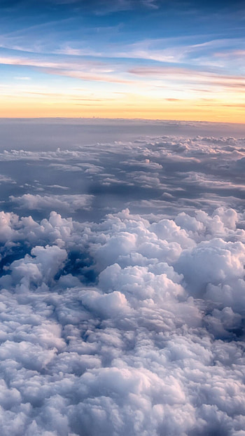 Sunset sky, Sea of clouds, Aesthetic beauty, Beautiful HD phone wallpaper