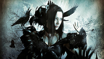 Dark Gothic, gothic, women, Dark, female HD wallpaper