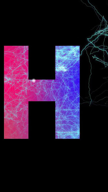 H Name, Neon Theme HD phone wallpaper