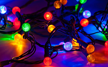 Christmas lights, graphy , Festive glow, Holiday spirit HD wallpaper