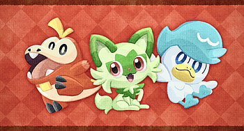 Paldea Starters — Sprigatito, Quaxly & Fuecoco | Pokémon Scarlet & Violet, Sprigatito (Pokémon), Quaxly (Pokémon), Fuecoco (Pokémon), video game, Pokémon: Scarlet And Violet HD wallpaper