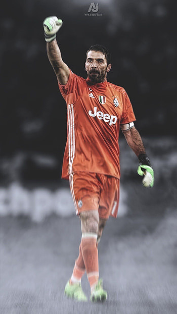 Football passion, Gianluigi Buffon tribute, Juventus legend, Football art HD phone wallpaper