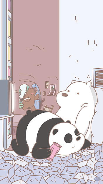 We Bare Bears: Grizz, Panda, Ice bear HD phone wallpaper