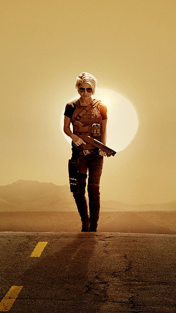 Linda Hamilton, The Terminator HD phone wallpaper