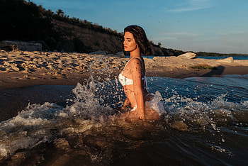 Bikini Model, women, model, girl, Bikini HD wallpaper