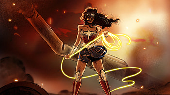 Wonder Woman Sketch Art Fan Made, wonder-woman, superheroes, artwork, art, digital-art, artstation HD wallpaper