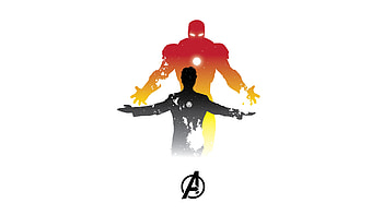 Iron man, marvel, artwork, minimal HD wallpaper