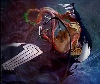 Venom, control, symbiot, despair HD wallpaper