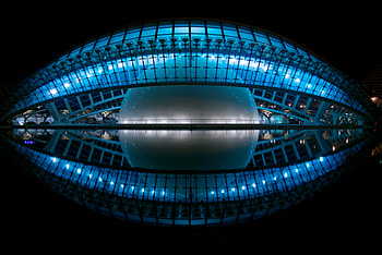 Cinema, Cities, Valencia, Spain, Planetarium, Hemisferic HD wallpaper