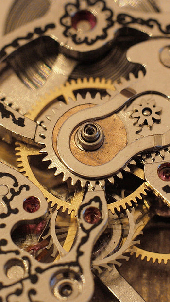 Abstract gears, Artistic design, Mechanical beauty, Visual intrigue HD phone wallpaper