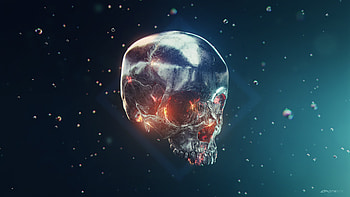 Iron Skull , skull, artist, artwork, digital-art, behance HD wallpaper