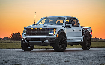 2021, Hennessey VelociRaptor 600, , front view, exterior, Ford F-150 Raptor, white pickup truck, new white F-150 Raptor, tuning F-150 Raptor, Ford HD wallpaper