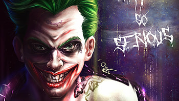 Joker why So Serious, joker, superheroes, dc-comics, artstation HD wallpaper